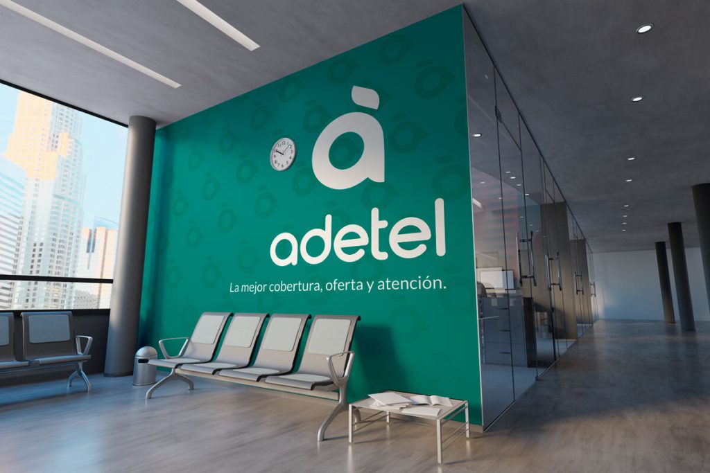 Recepción de la oficina de Adetel